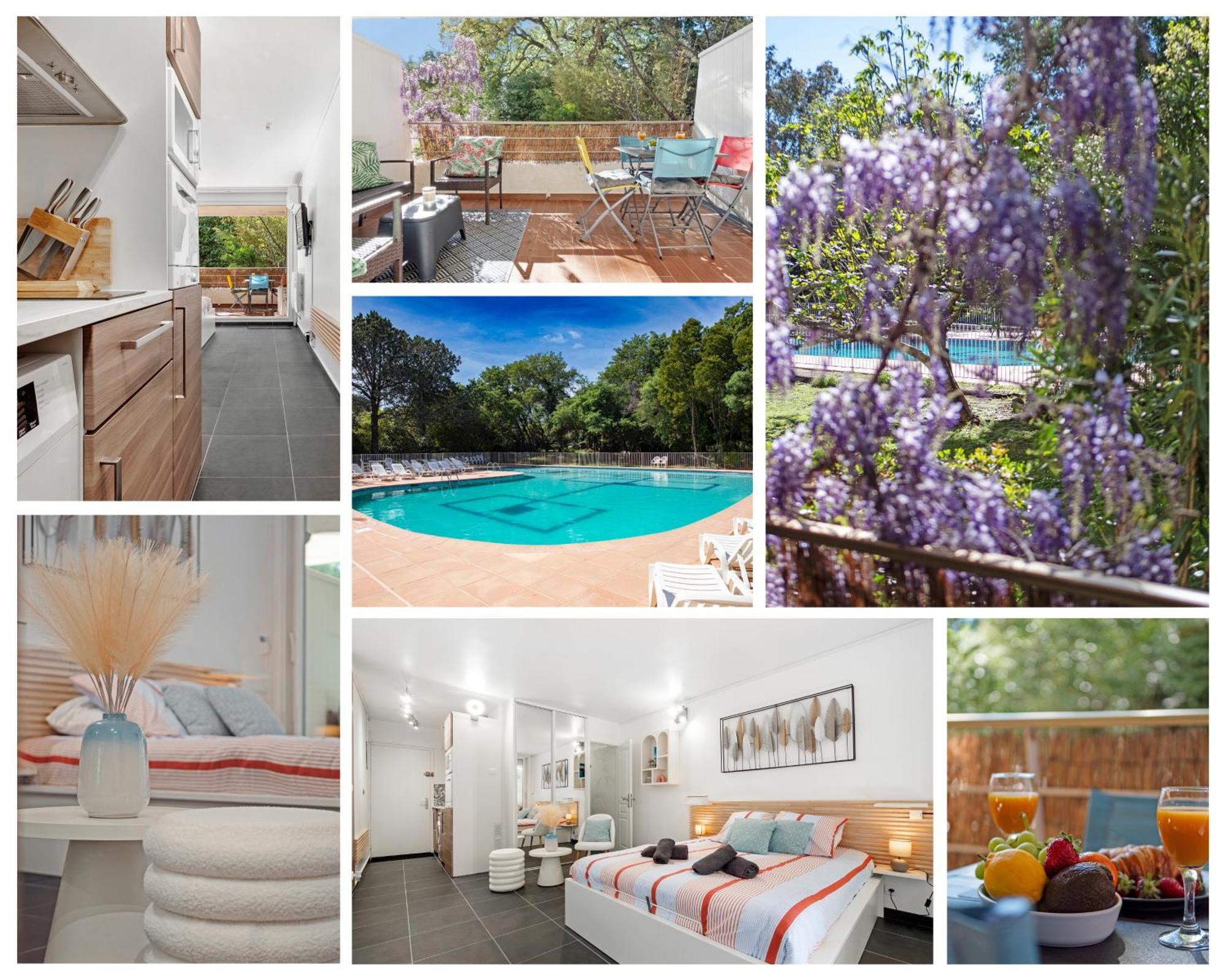 Apartamento Casa Laura -Parking - Pool Saint-Tropez Exterior foto